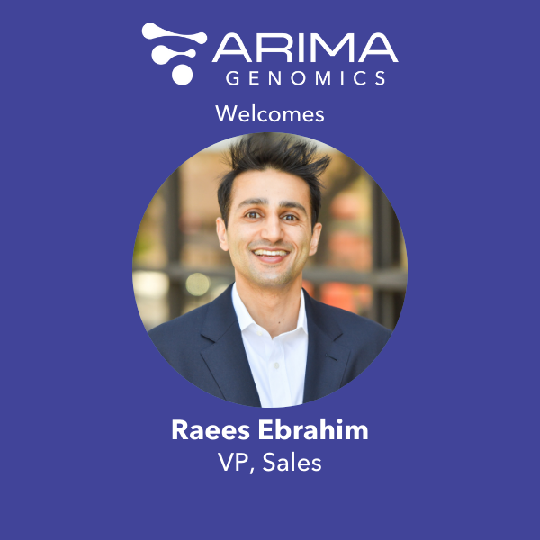 Arima Genomics Announces Appointment of Genomics Leader Raees Ebrahim ...